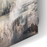 Geometric Strokes and Lines Abstract Art on Canvas