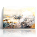 Geometric Strokes and Lines Abstract Art on Canvas