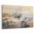 Geometric Strokes and Lines Abstract Art on Canvas