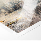 Geometric Strokes and Lines Abstract Art on Canvas