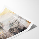 Geometric Strokes and Lines Abstract Art on Canvas