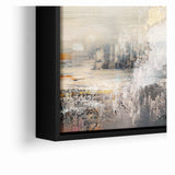 Geometric Strokes and Lines Abstract Art on Canvas