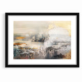 Geometric Strokes and Lines Abstract Art on Canvas