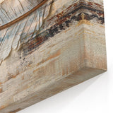 Modern Feather Abstract Art on Canvas