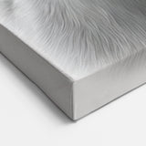 Minimalist White Antelope Portrait - Elegant Wall Art Decor