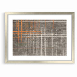 Modern Geometric Line Art with Abstract Strokes Canvas
