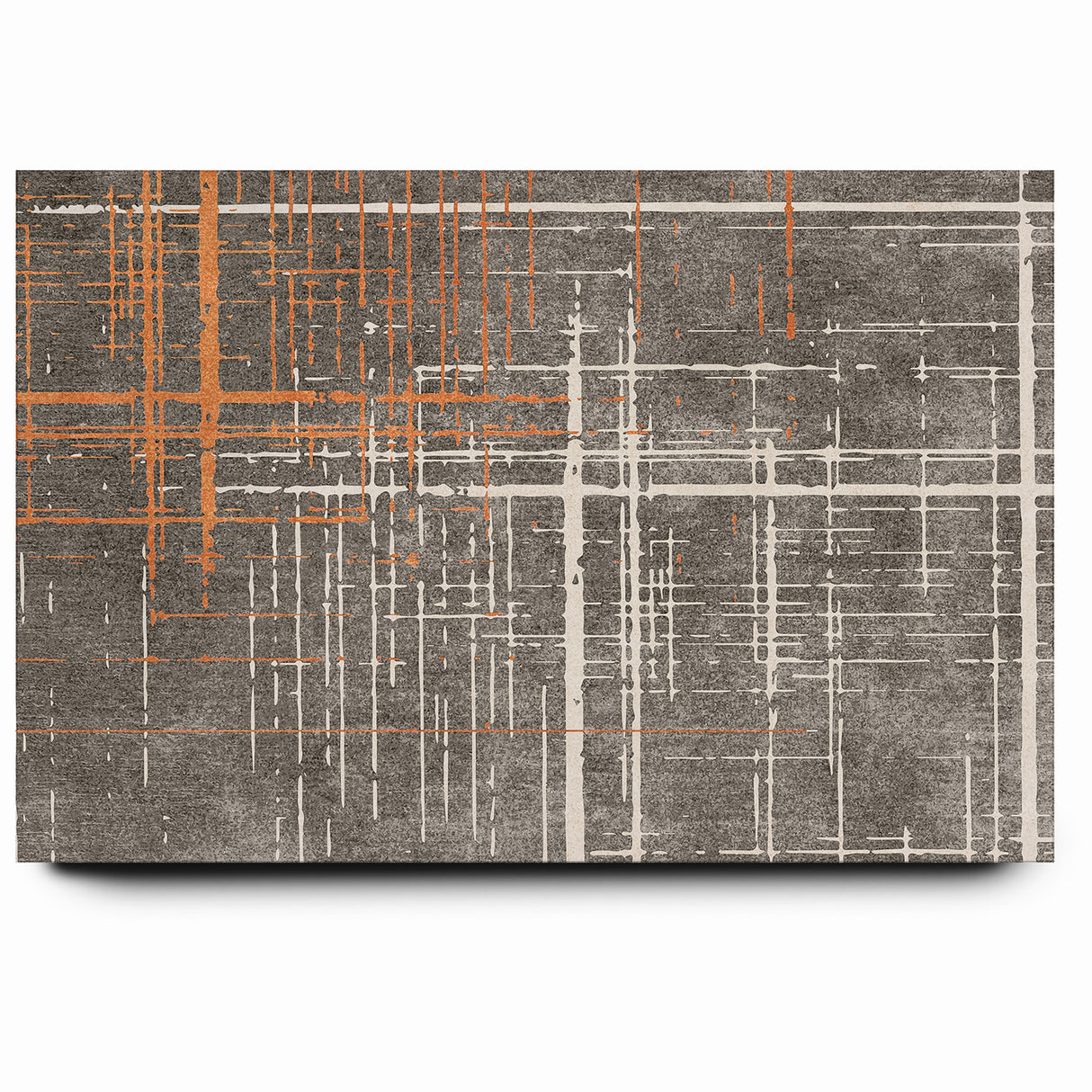 Modern Geometric Line Art with Abstract Strokes Canvas