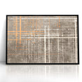Modern Geometric Line Art with Abstract Strokes Canvas