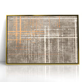 Modern Geometric Line Art with Abstract Strokes Canvas