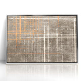 Modern Geometric Line Art with Abstract Strokes Canvas