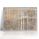 Modern Geometric Line Art with Abstract Strokes Canvas