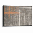 Modern Geometric Line Art with Abstract Strokes Canvas