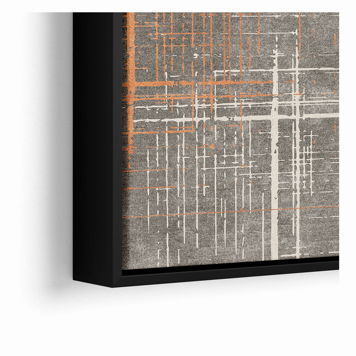 Modern Geometric Line Art with Abstract Strokes Canvas