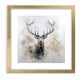 Majestic Antelope in Mist - Elegant Wildlife Wall Art Decor