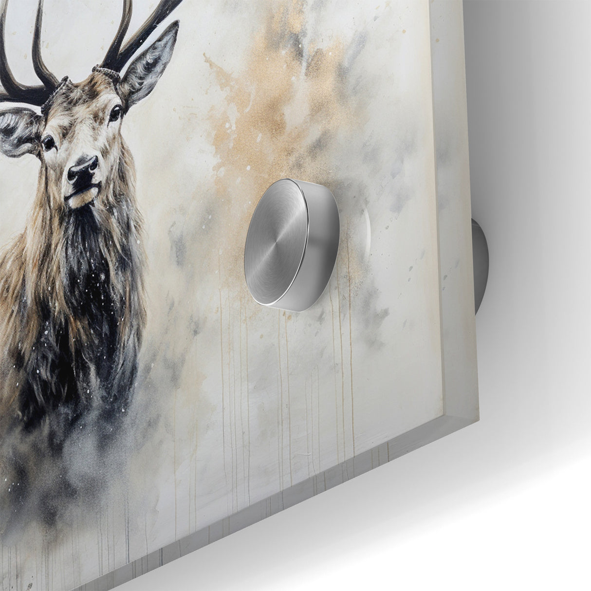Majestic Antelope in Mist - Elegant Wildlife Wall Art Decor