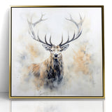 Majestic Antelope in Mist - Elegant Wildlife Wall Art Decor