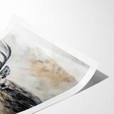 Majestic Antelope in Mist - Elegant Wildlife Wall Art Decor