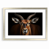 Striking Antelope Close-Up Portrait - Bold Wildlife Wall Art Decor
