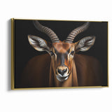 Striking Antelope Close-Up Portrait - Bold Wildlife Wall Art Decor
