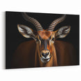 Striking Antelope Close-Up Portrait - Bold Wildlife Wall Art Decor
