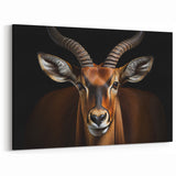 Striking Antelope Close-Up Portrait - Bold Wildlife Wall Art Decor