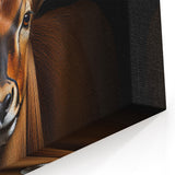 Striking Antelope Close-Up Portrait - Bold Wildlife Wall Art Decor
