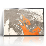 Contemporary Abstract Brush Strokes and Lines Art Canvas