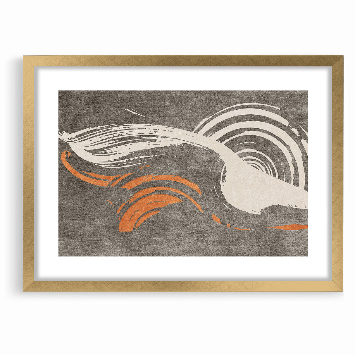 Contemporary Line Art with Abstract Strokes Canvas