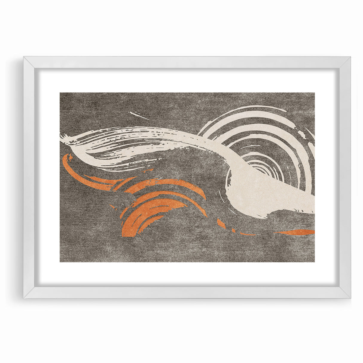 Contemporary Line Art with Abstract Strokes Canvas