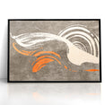 Contemporary Line Art with Abstract Strokes Canvas