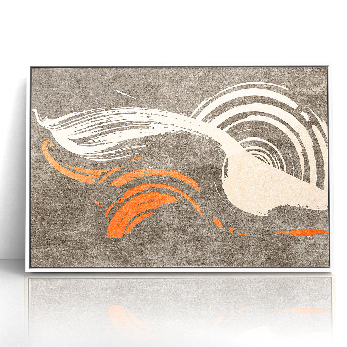 Contemporary Line Art with Abstract Strokes Canvas