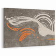 Contemporary Line Art with Abstract Strokes Canvas