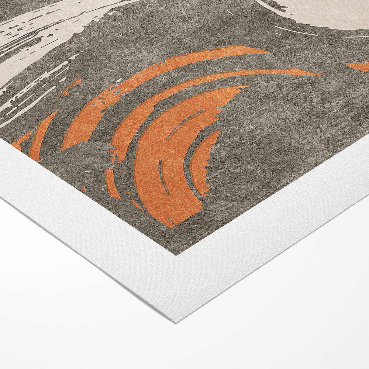 Contemporary Line Art with Abstract Strokes Canvas