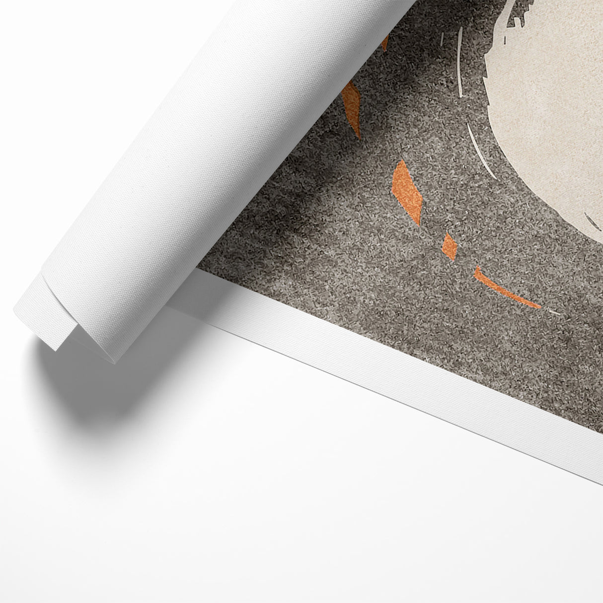 Contemporary Line Art with Abstract Strokes Canvas