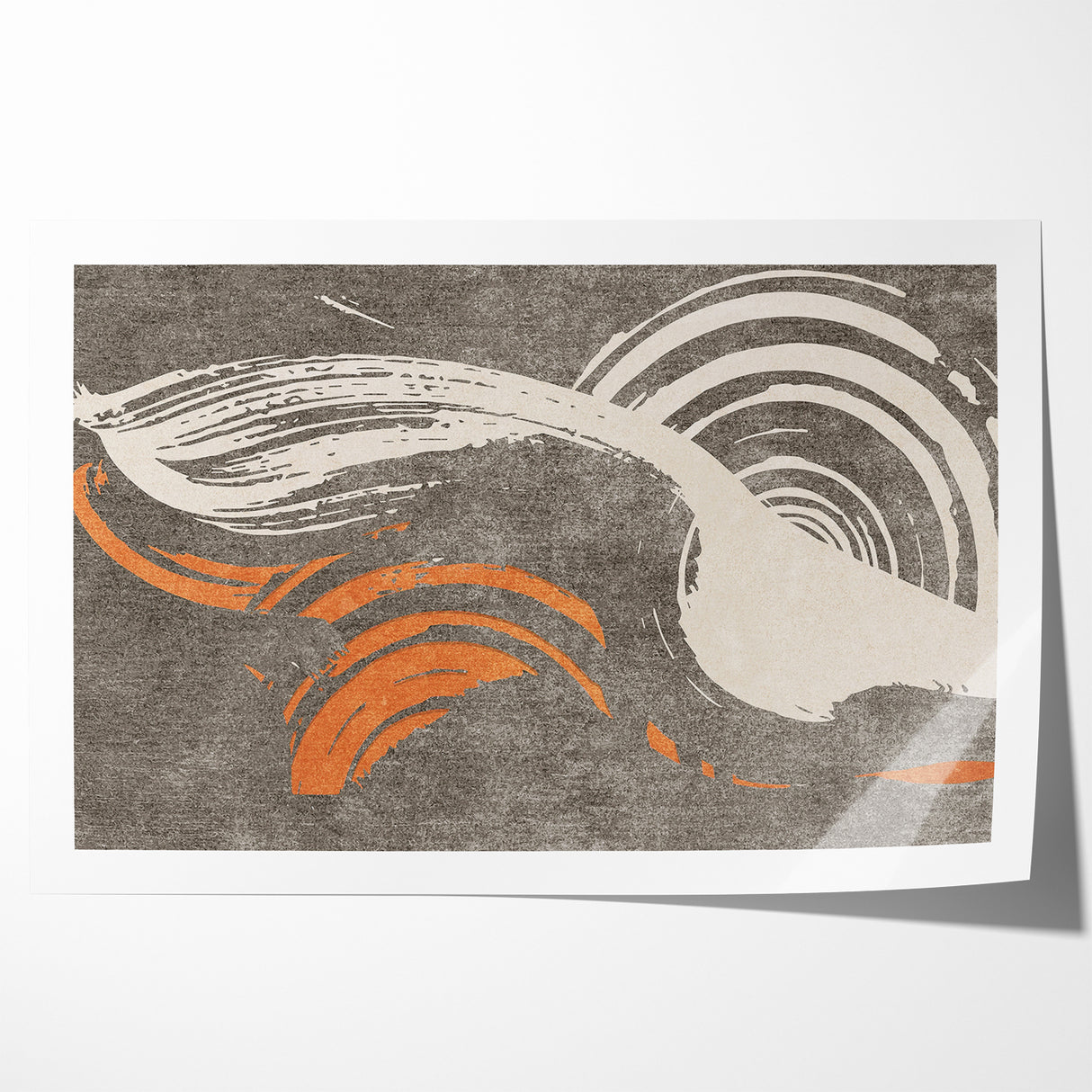 Contemporary Line Art with Abstract Strokes Canvas