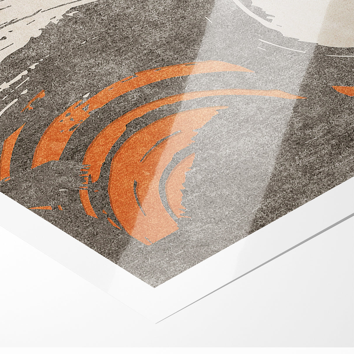 Contemporary Line Art with Abstract Strokes Canvas