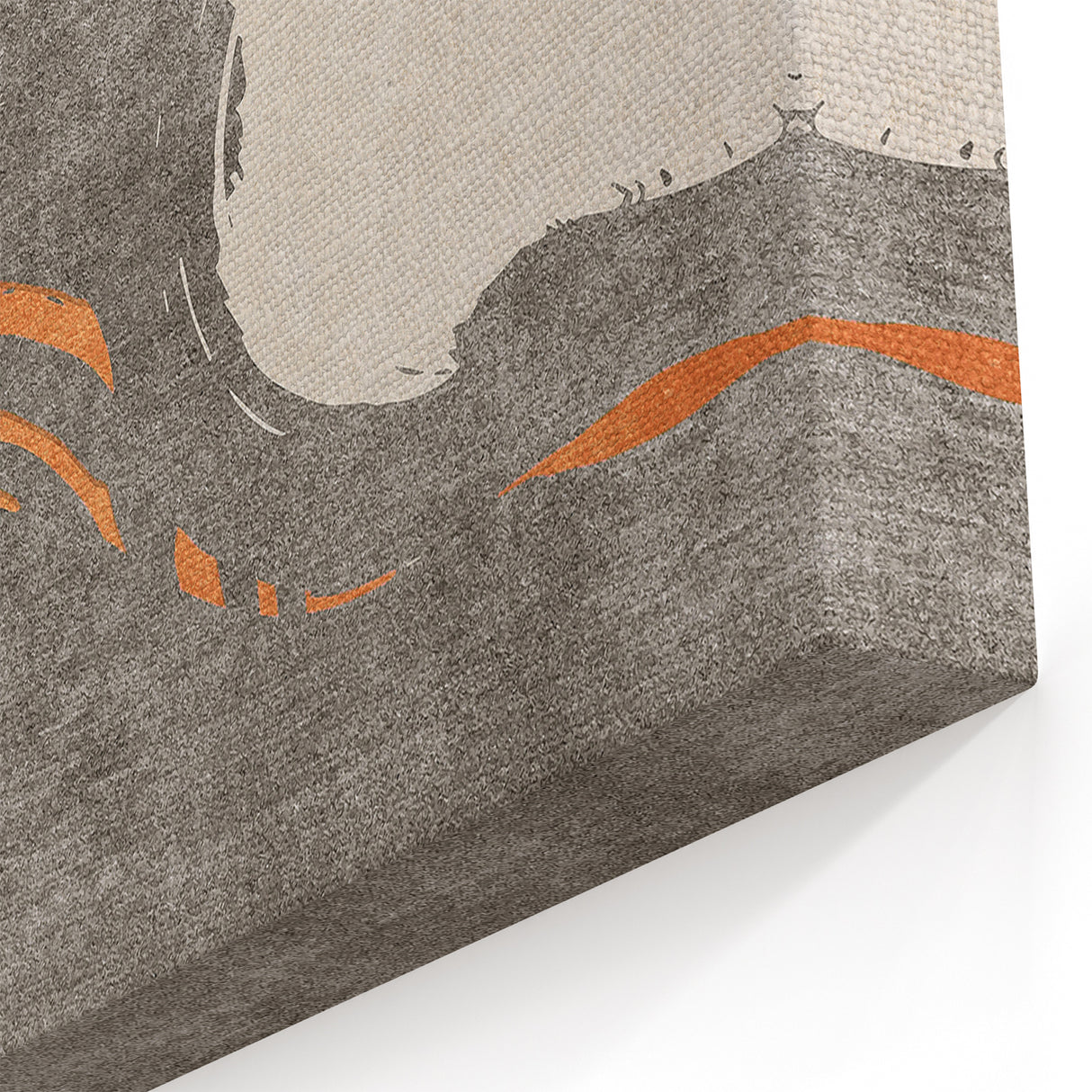 Contemporary Line Art with Abstract Strokes Canvas