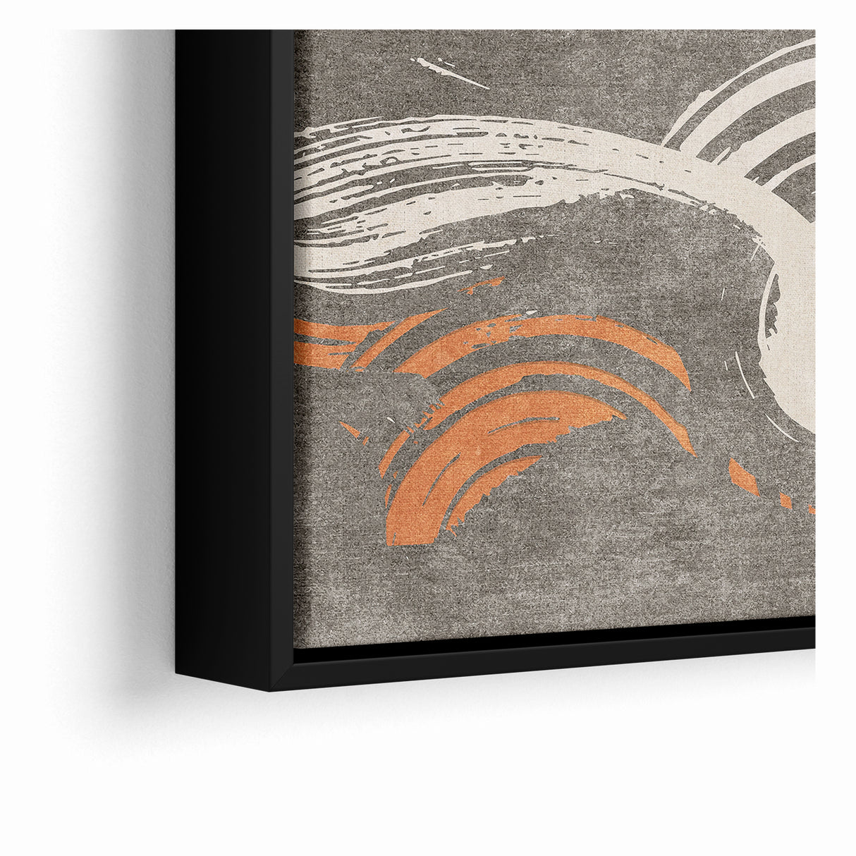 Contemporary Line Art with Abstract Strokes Canvas