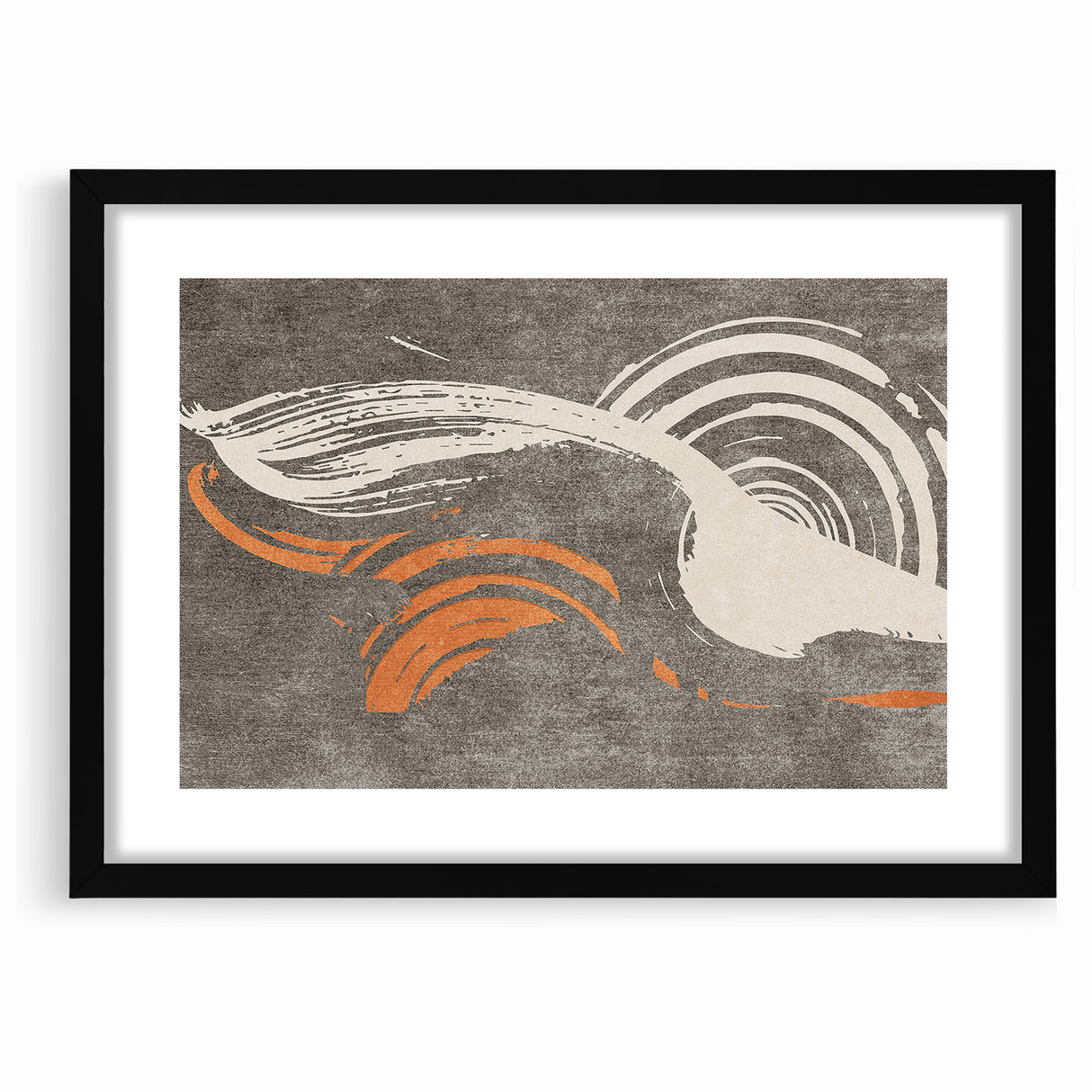Contemporary Line Art with Abstract Strokes Canvas