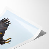 Dynamic Birds of Prey Wall Art – Bald Eagle Mid-Flight Canvas Print