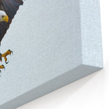 Dynamic Birds of Prey Wall Art – Bald Eagle Mid-Flight Canvas Print