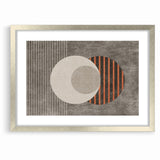 Minimalist Geometric Circles and Lines Canvas Art