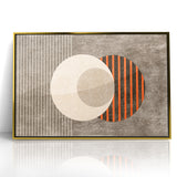 Minimalist Geometric Circles and Lines Canvas Art
