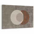 Minimalist Geometric Circles and Lines Canvas Art
