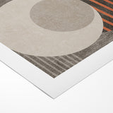 Minimalist Geometric Circles and Lines Canvas Art