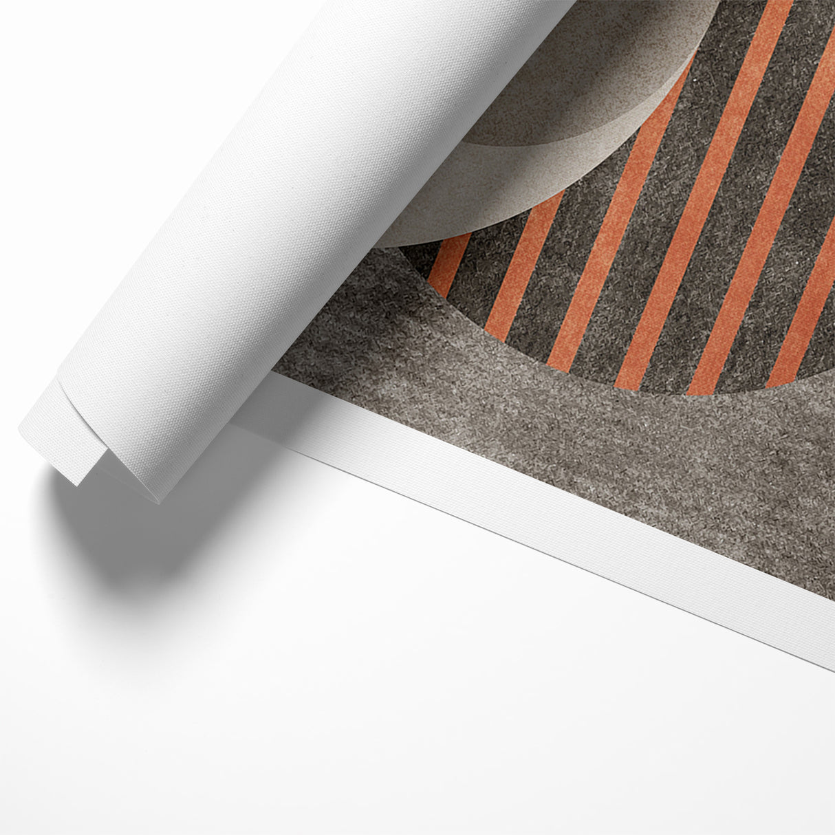 Minimalist Geometric Circles and Lines Canvas Art