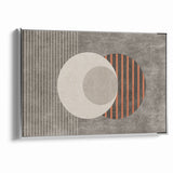 Minimalist Geometric Circles and Lines Canvas Art