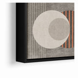 Minimalist Geometric Circles and Lines Canvas Art