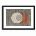 Minimalist Geometric Circles and Lines Canvas Art