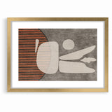 Abstract Minimalist Shapes and Lines Canvas Art